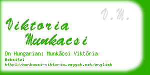 viktoria munkacsi business card