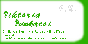 viktoria munkacsi business card